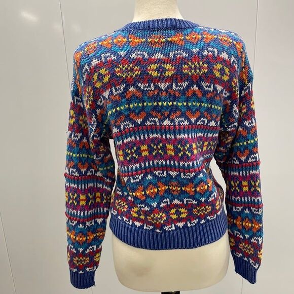 Marsh Landing Petites Sweater Size Large Beige Knit Cozy Winter Pullover - Picture 3 of 5